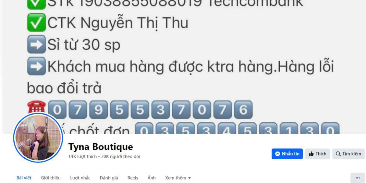 Tyna Boutique - Chuyên Sĩ Lẻ Hàng QC https://www.facebook.com/TynaBoutiqueHue