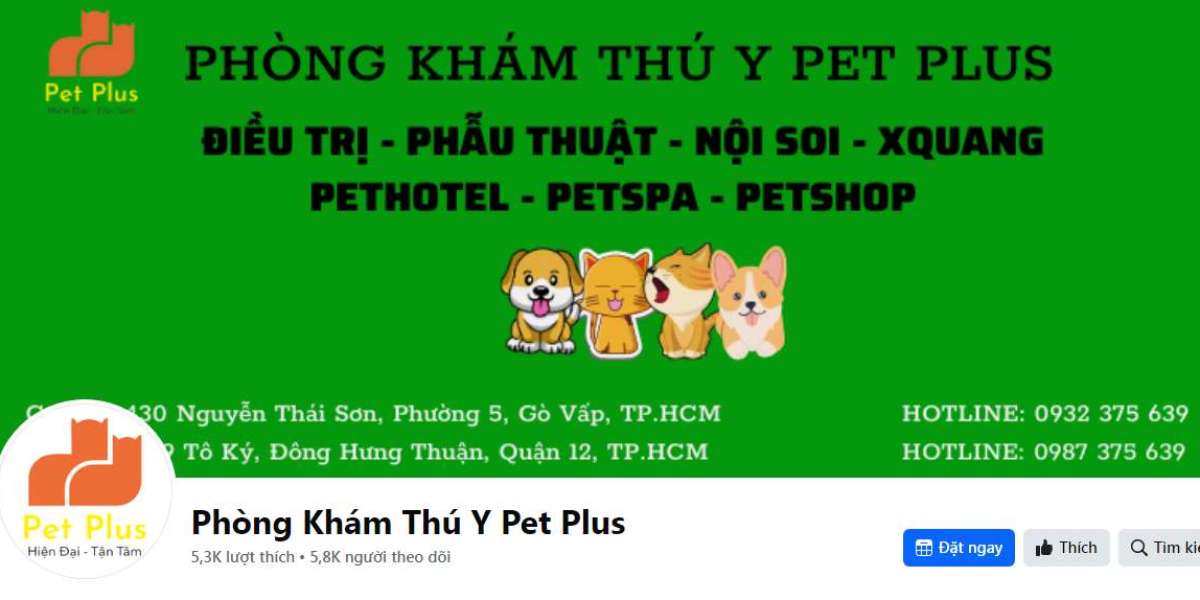 Phòng Khám Thú Y Pet Plus https://www.facebook.com/phongkhamthuypetplusgovap