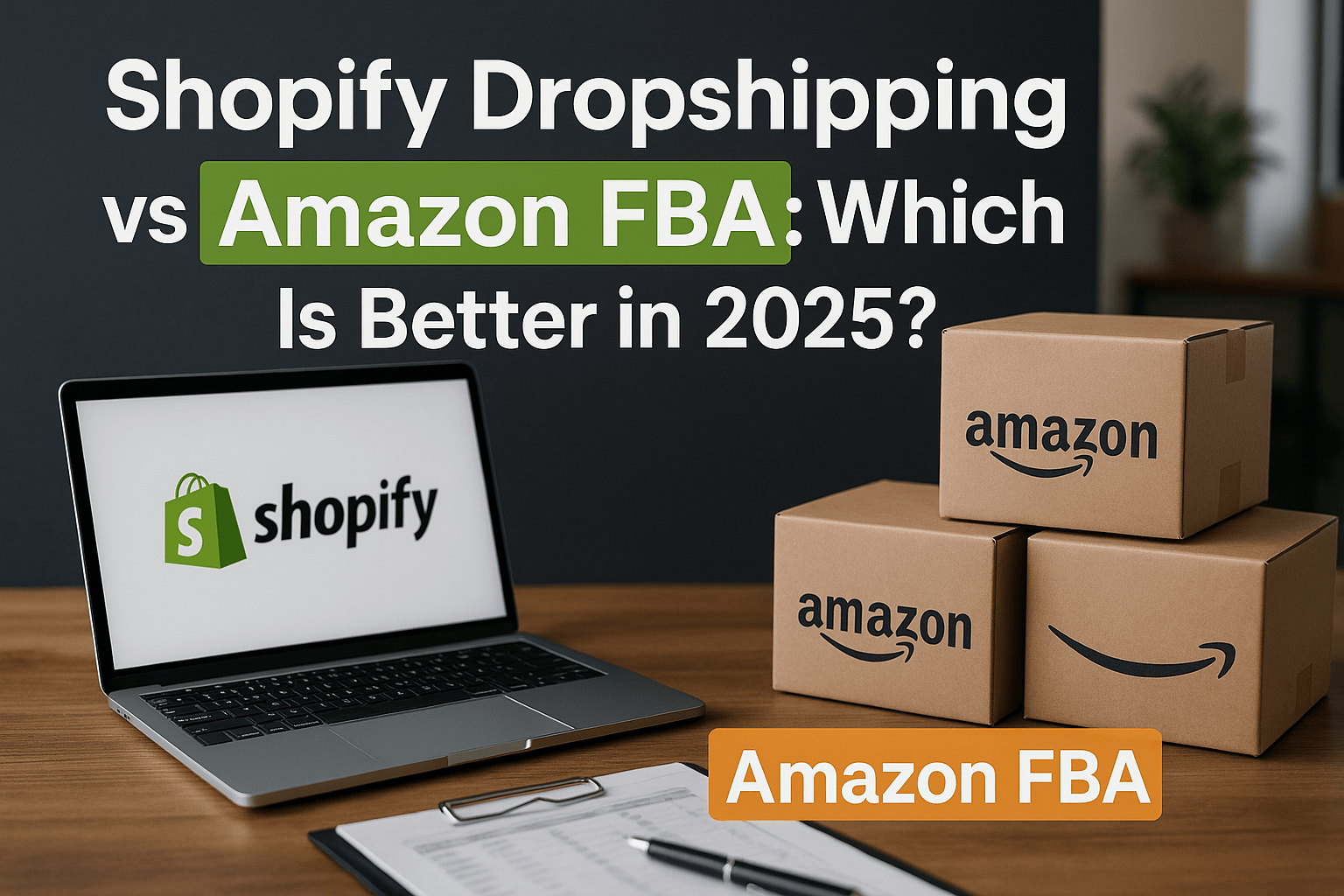 Shopify Dropshipping vs Amazon FBA 2025 – The Definitive Guide