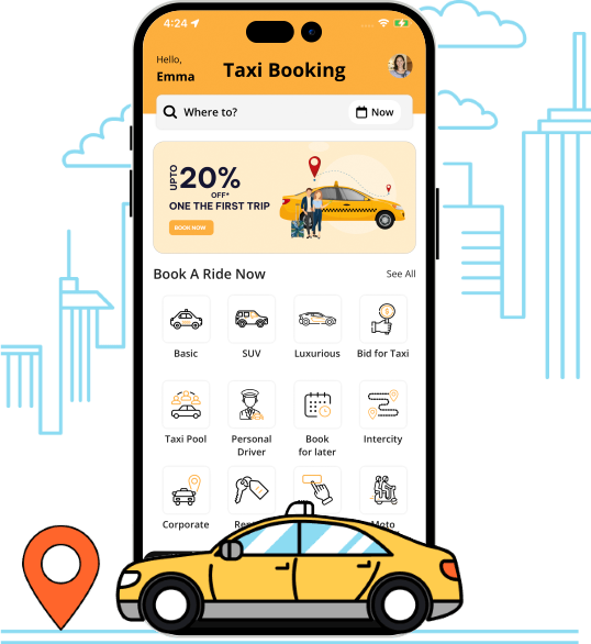Uber Clone - AI Powered Taxi Booking App